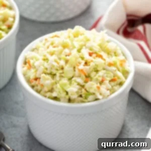 KFC coleslaw portion in little white cup