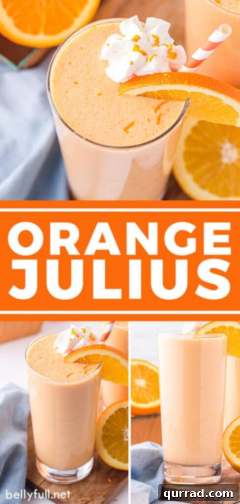 Creamy Orange Dream 6 Promotional image for Orange Julius recipe, suitable for pinning