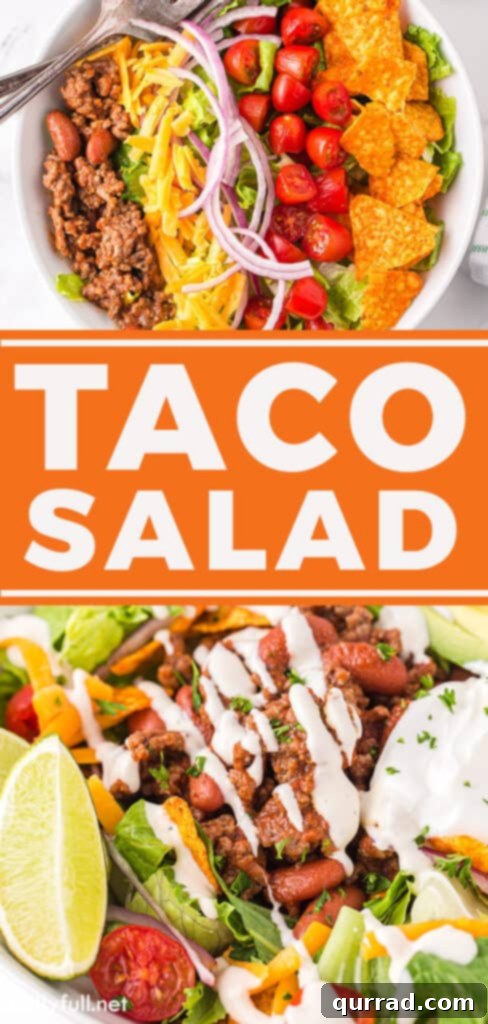 pin for Taco Salad recipe