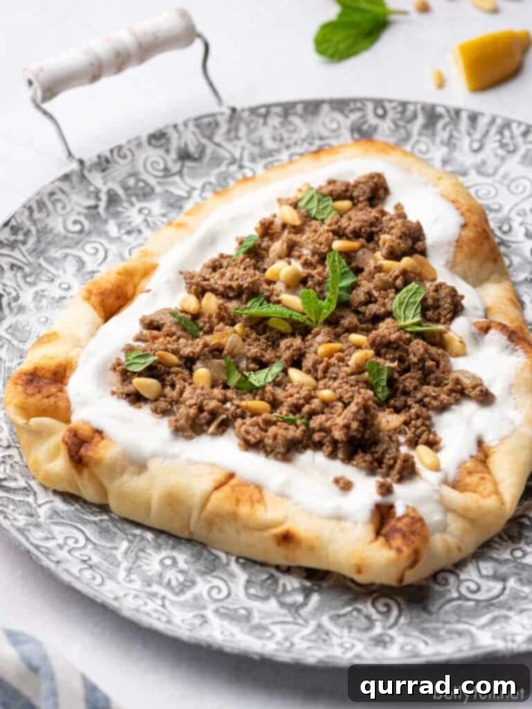 Spiced Turkey Mince 2 Indian keema on yogurt naan bread