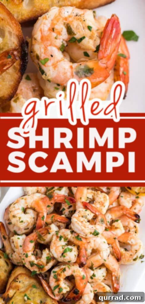 Flame-Kissed Shrimp Scampi 7 pin for grilled shrimp scampi recipe