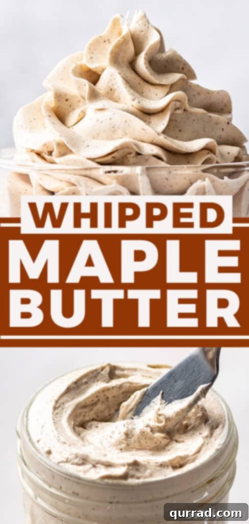 Maple Cloud Butter 6 Two photo pin for whipped maple butter recipe, showing versatility