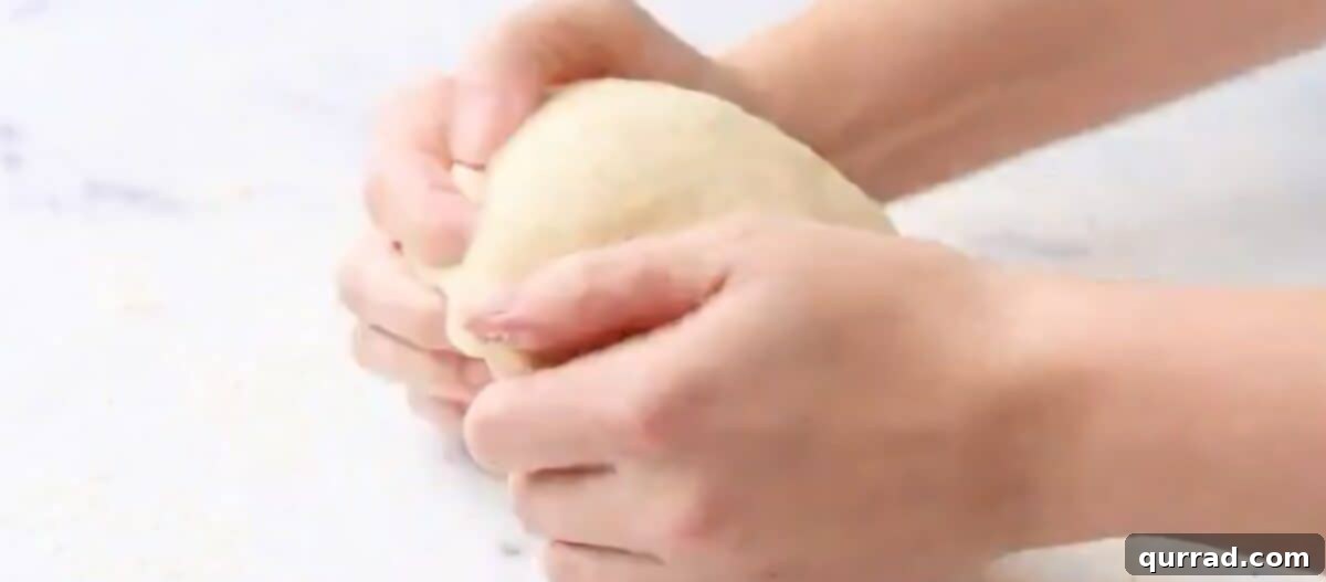 Southern Comfort Bowl 5 Kneading the dumpling dough.