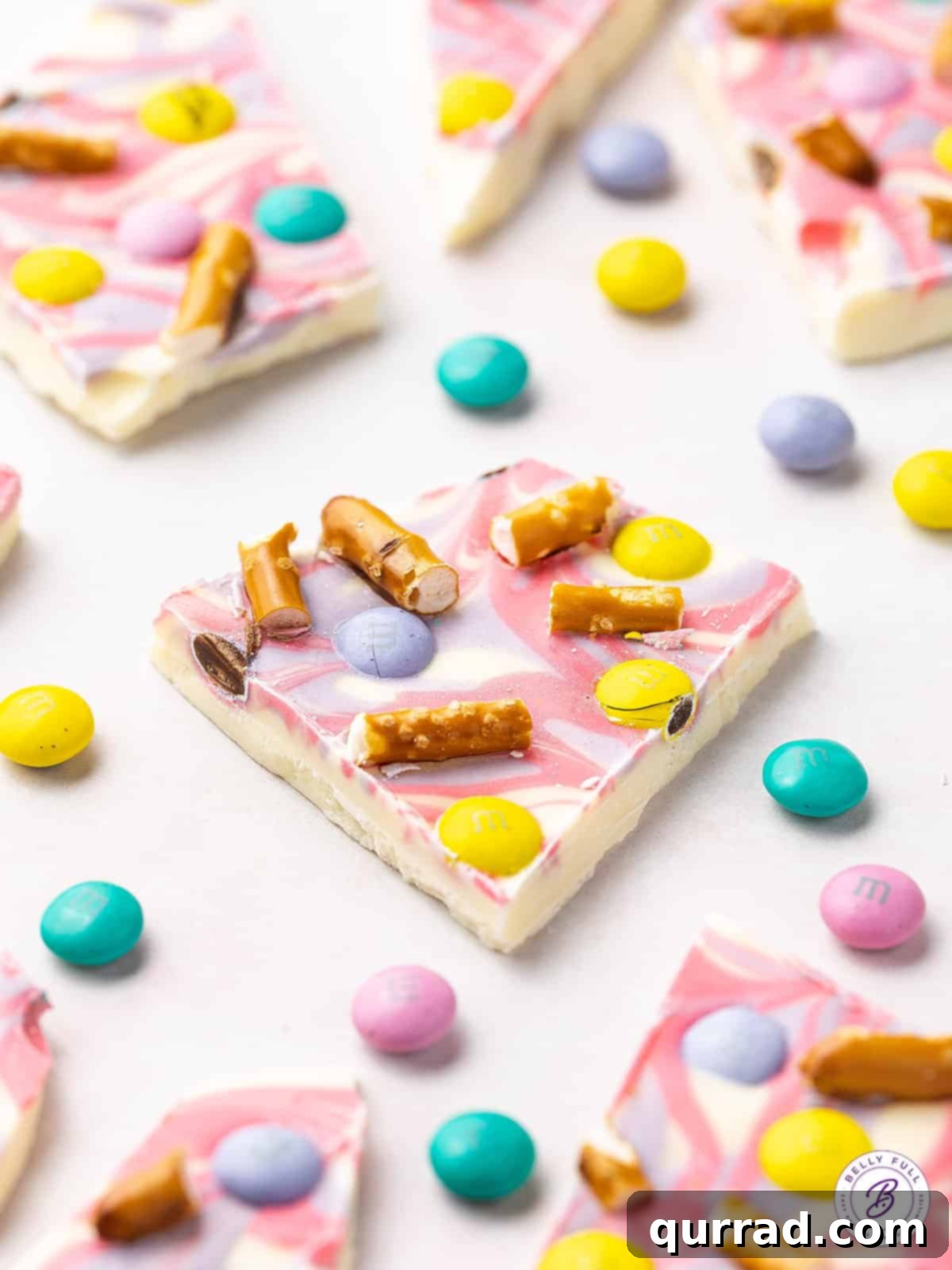 Whimsical Easter Bark 5 piece of Easter chocolate bark