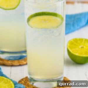 Texas Ranch Water Refresher 6 A ranch water cocktail in a tall glass