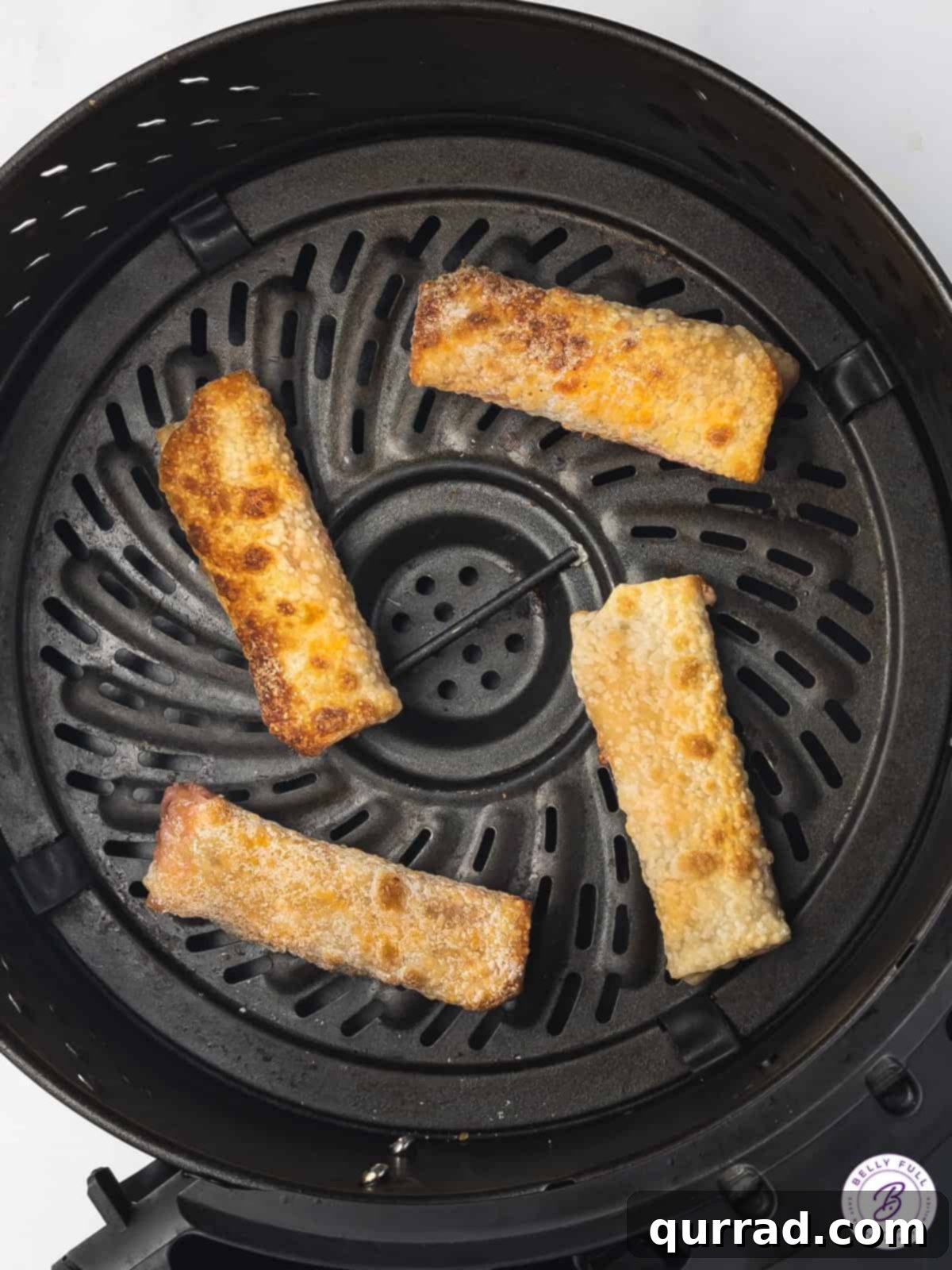 Cherry cheesecake egg rolls in the air fryer