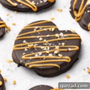 Angled overhead view of chocolate apple slices