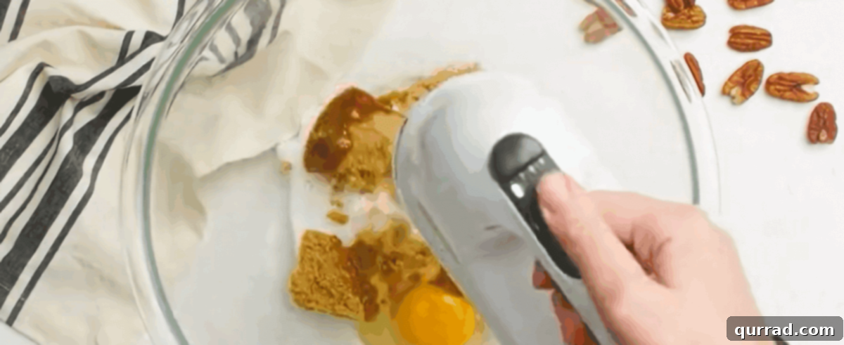 Sweet Date and Nut Loaf 5 Creaming sugars with egg.