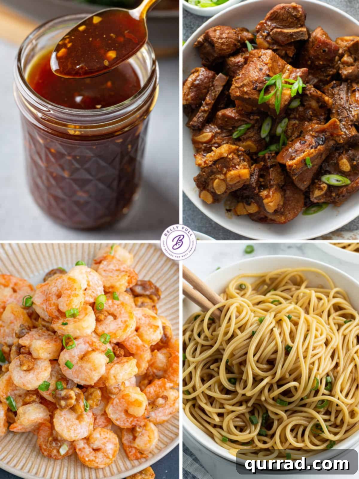 Spring Festival 6 A curated selection of four popular Chinese dishes, showcasing a variety of flavors and preparations, ideal for any festive occasion or family meal.