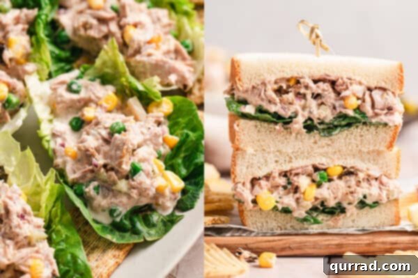 Matthew McConaughey's tuna salad in lettuce wraps and in a sandwich