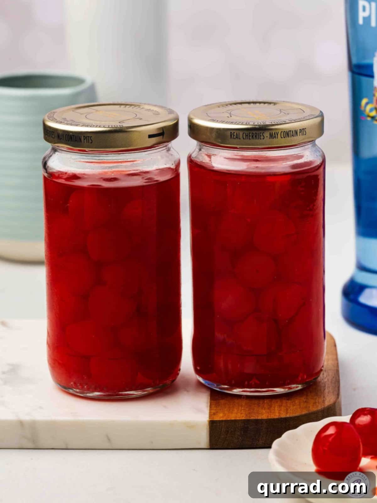 Tipsy Cherries 2 Drunken Cherries in a Jar