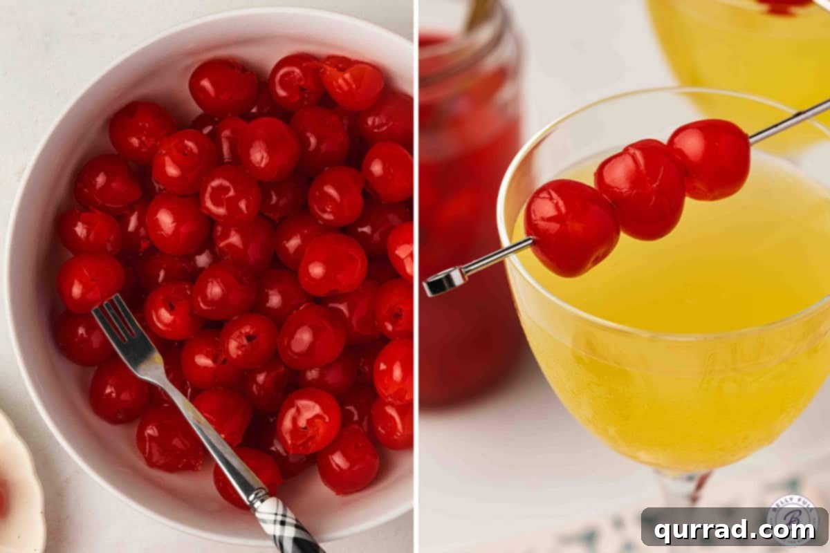 Tipsy Cherries 8 Serving Drunken Cherries