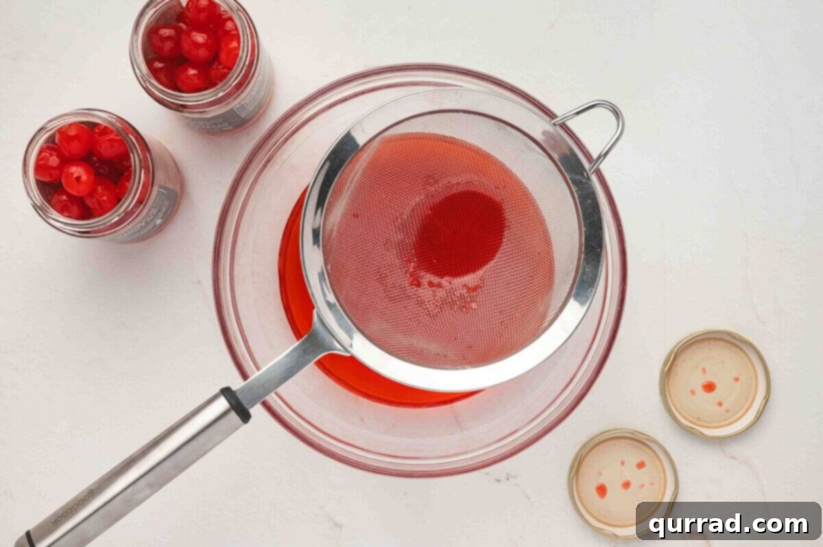 Tipsy Cherries 4 Draining Maraschino Cherry Juice