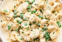 Tortellini in Cream Sauce
Tortellini Alfredo Magic