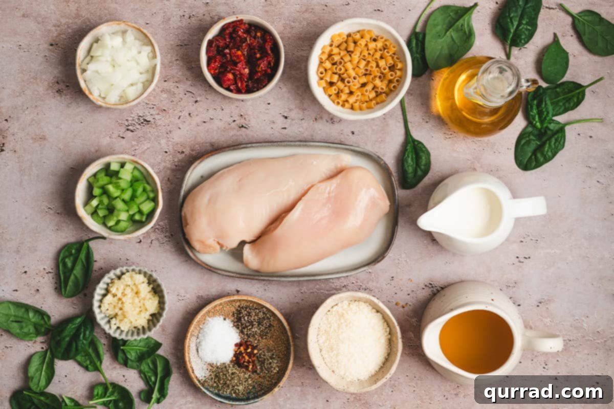 Marry Me Chicken Comfort Soup 3 Marry me chicken soup ingredients