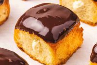 Boston Cream Pie Swirl Donuts