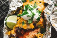 Zesty Southwestern Chicken Foil Dinners