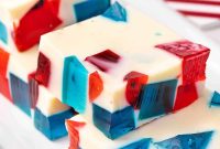 Patriotic Red, White and Blue Jello Recipe