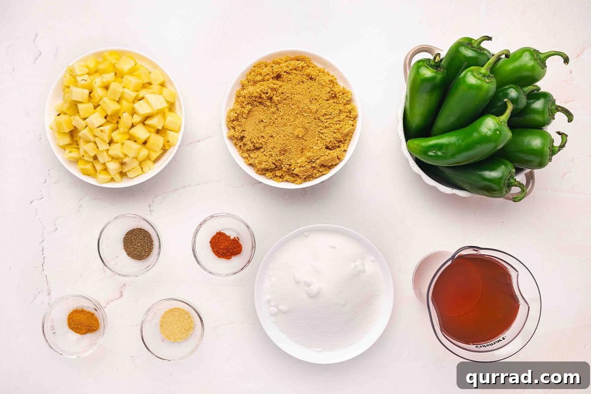 Cowgirl Candy Jalapeno Pepper Jelly Recipe 4 The ingredients to make cowgirl candy.