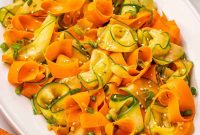 Crunchy Shaved Carrot Salad with Lemon Vinaigrette