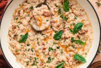 Marry Me Beans: Creamy Tomato and Herb Skillet
