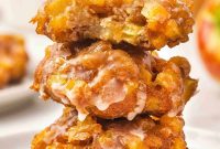 Crispy Apple Fritters with Cinnamon Glaze