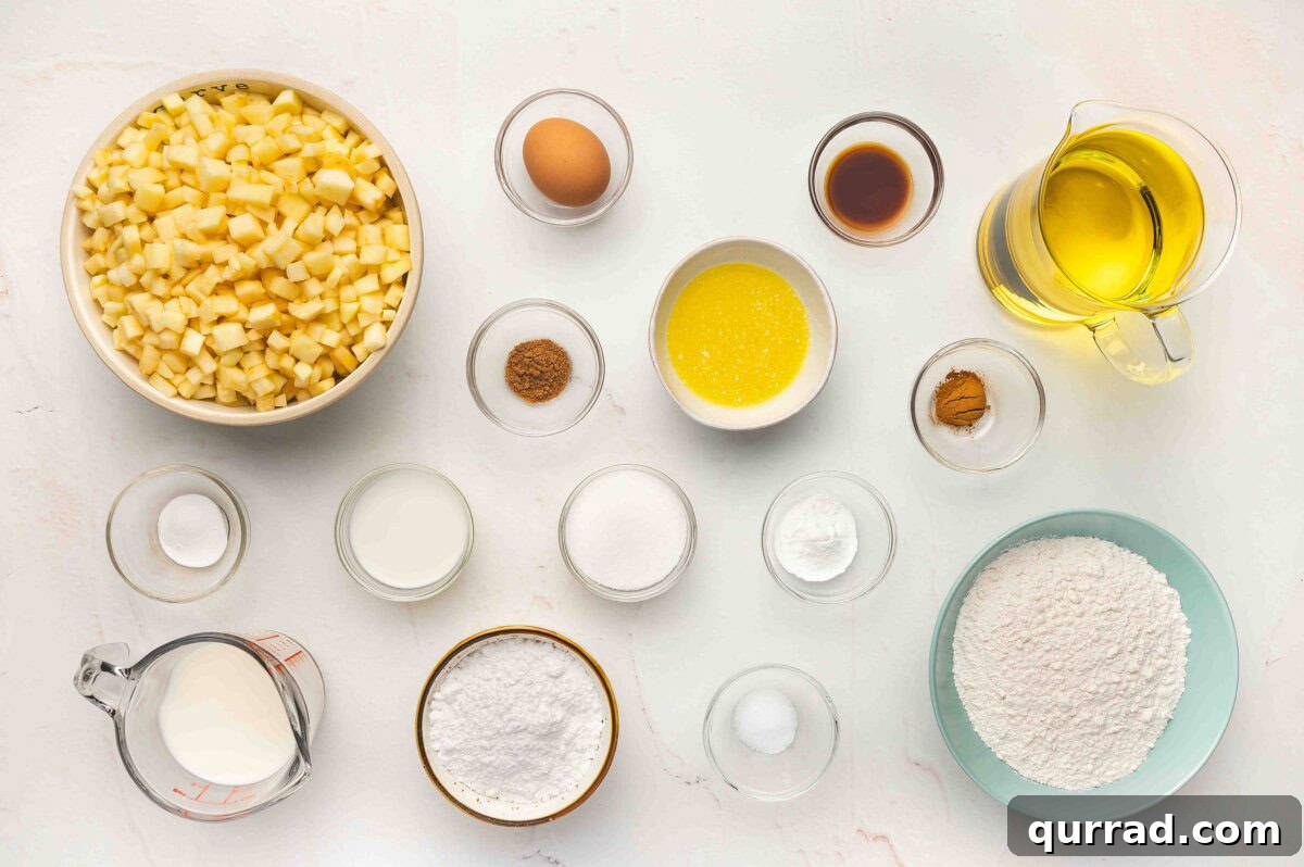 Apple fritters ingredients